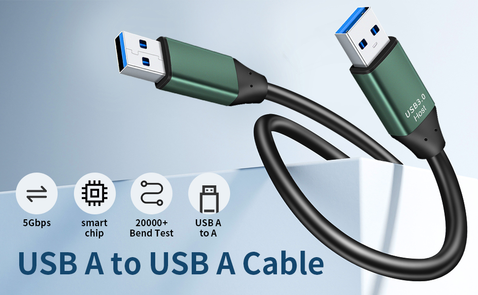 USB A to USB A Cable