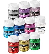 Glitter - 10 Count Fine Glitter Set - 4oz Shaker Bottles Glitter for Resin, Glitter for Crafts - ...