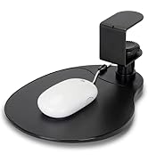 EHO Clamp on Mouse Platform, Clip on Mouse Pad Rotating 360, Ergonomic Mouse Tray Attachment, Off...