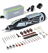 WORKPRO 12V Cordless Rotary Tool Kit, 5 Variable Speeds, Powerful Engraver, Sander, Polisher, 114...