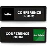 Conference Room Door Signs for Office, Meeting In Progress Door Sign