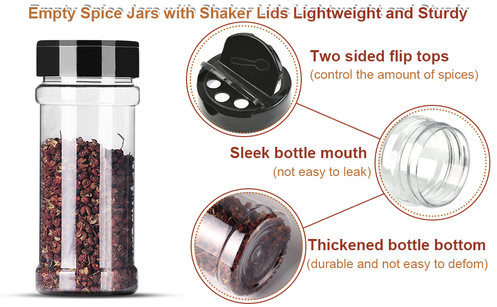 spice shaker bottles