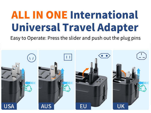 plug TYPE G C I A E B worldwide plug adapter all in one design travel adapter plug converter
