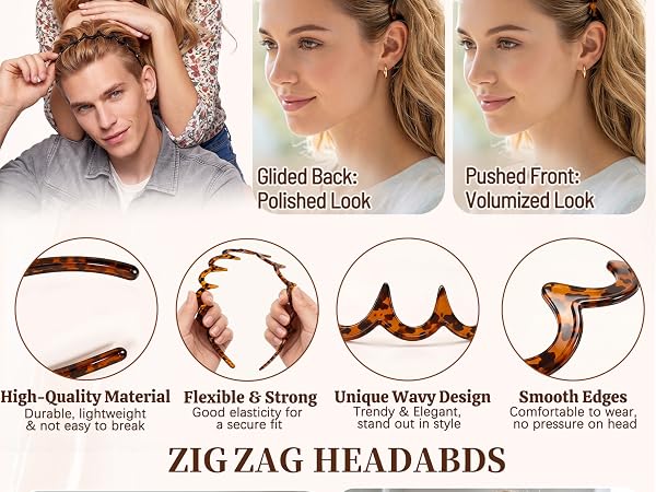 zigzag headband