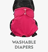 Paw Inspired Washable Dog Diapers | Reusable Dog Diapers | Female Dog Diapers | Absorbent Dog Dia...