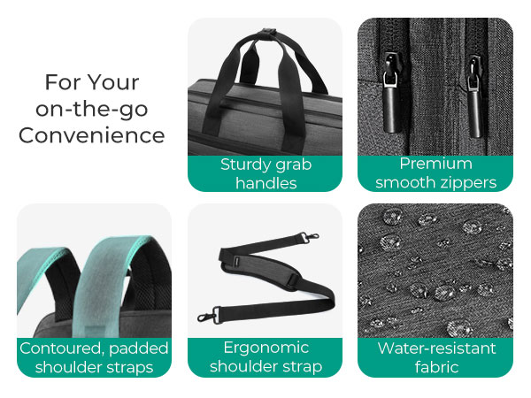 BAGSMART Laptop Bag for Men