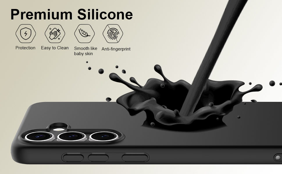 Taneny Silicone Case for Samsung Galaxy S25 FE