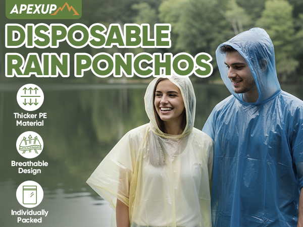 disposable rain ponchos