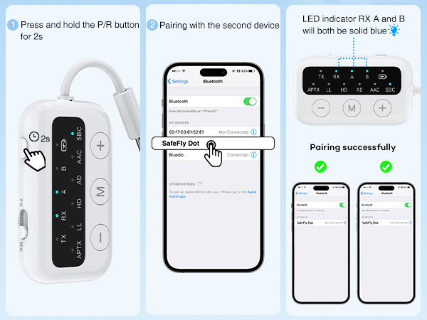 bluetooth transmitter for headphones