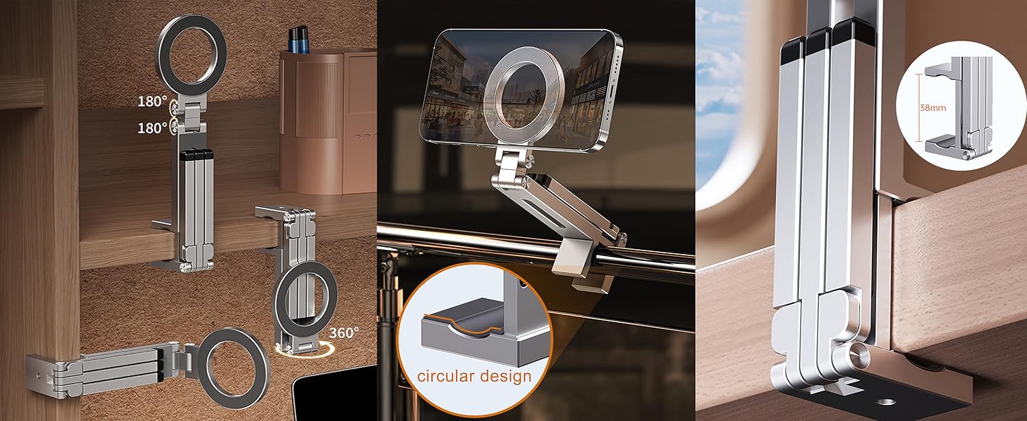 magnetic phone tripod,magsafe phone stand,kraftgeek magnetic tripod,magsafe tripod for iphone