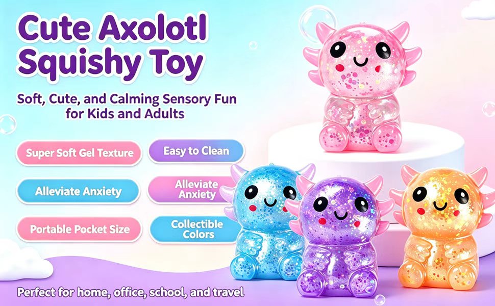 Axolotls Squishies