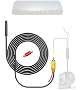 YQMAJIM RCA Plug to 4PIN Adapter Cable,(4 Ft Thicker) RCA Connector Backup Camera to 4PIN Dash Ca...