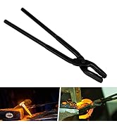 Upgraded Blacksmith Tongs Wolf Jaw Blacksmithing Tongs For Beginner &amp; Seasoned blacksmiths, blade...