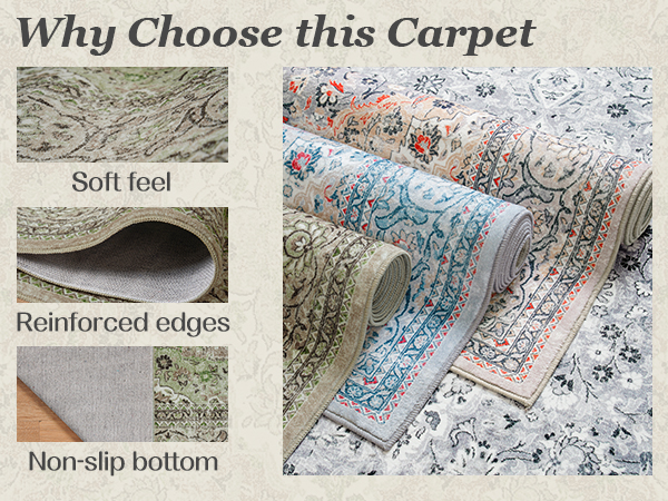 green rug