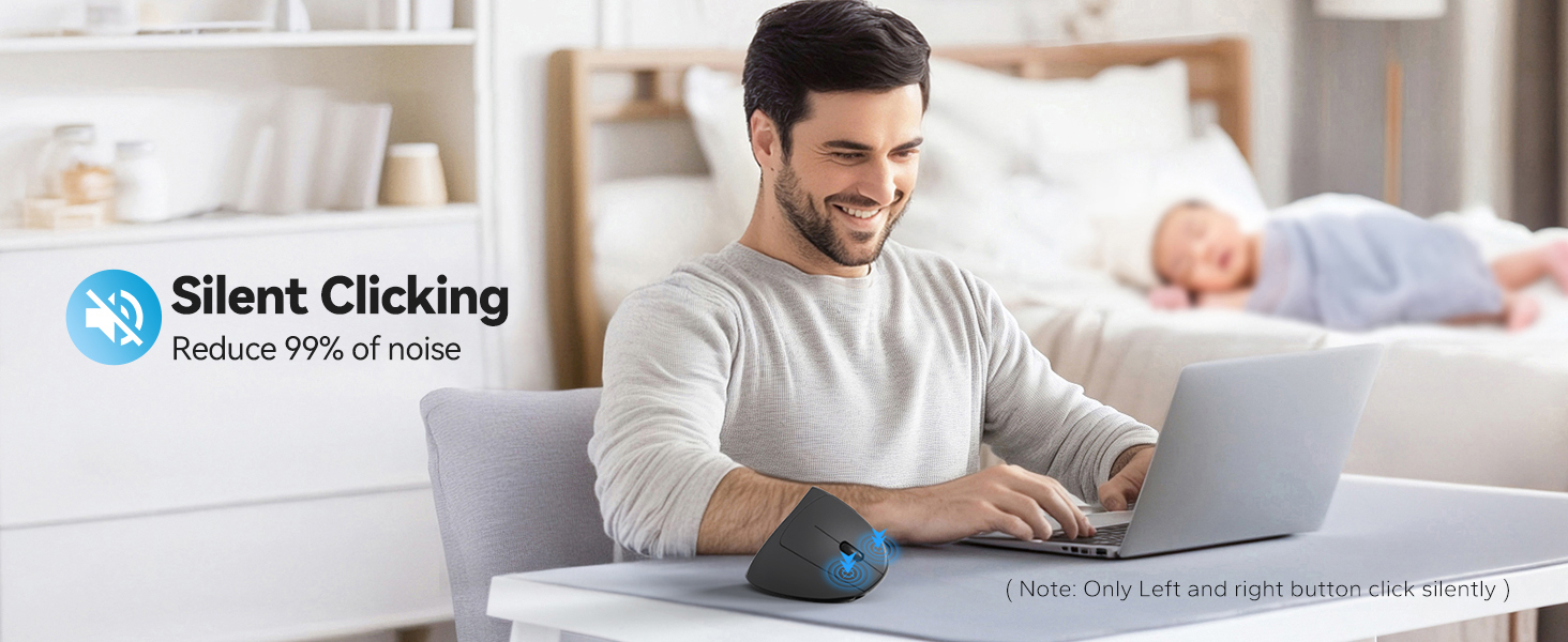 silent vertical mouse