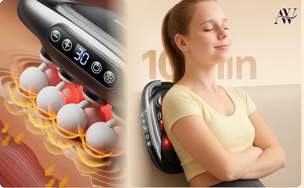 Massage gun for neck shoulder back leg arm muscle recovery and deep tissue relaxation