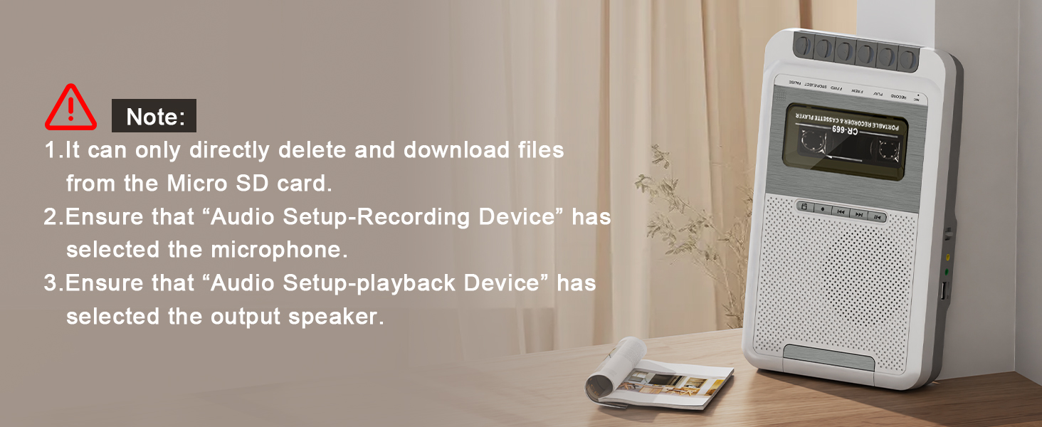 cassette tape player