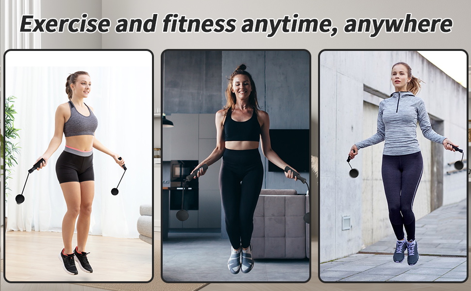 Jump rope anytime, anywhere