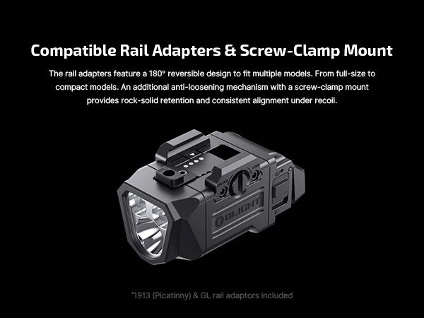 Compatible Rail Adapters &amp;amp; Screw-Clamp Mount
