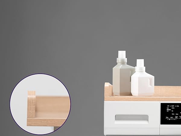 Light Wood Washer/Dryer Countertop