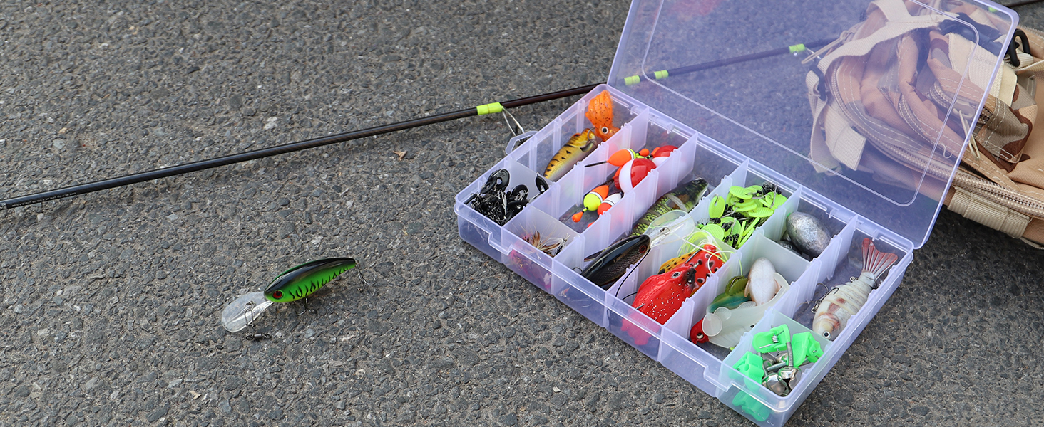 36 Grids Clear Box, 4 Pack