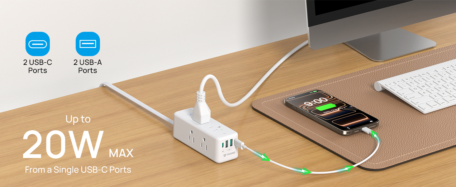 power strip white