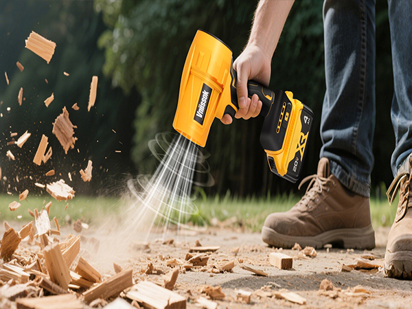 Handheld Electric Blower for Yard Cleaning, Lawn Maintenance, and Blowing Away Leaves and Dust