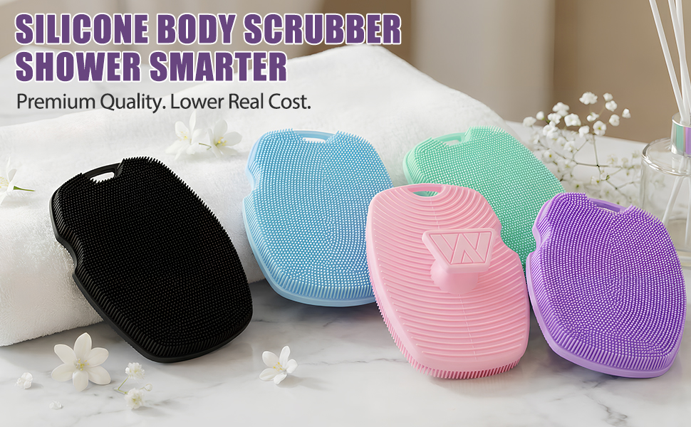 silicone body scrubber