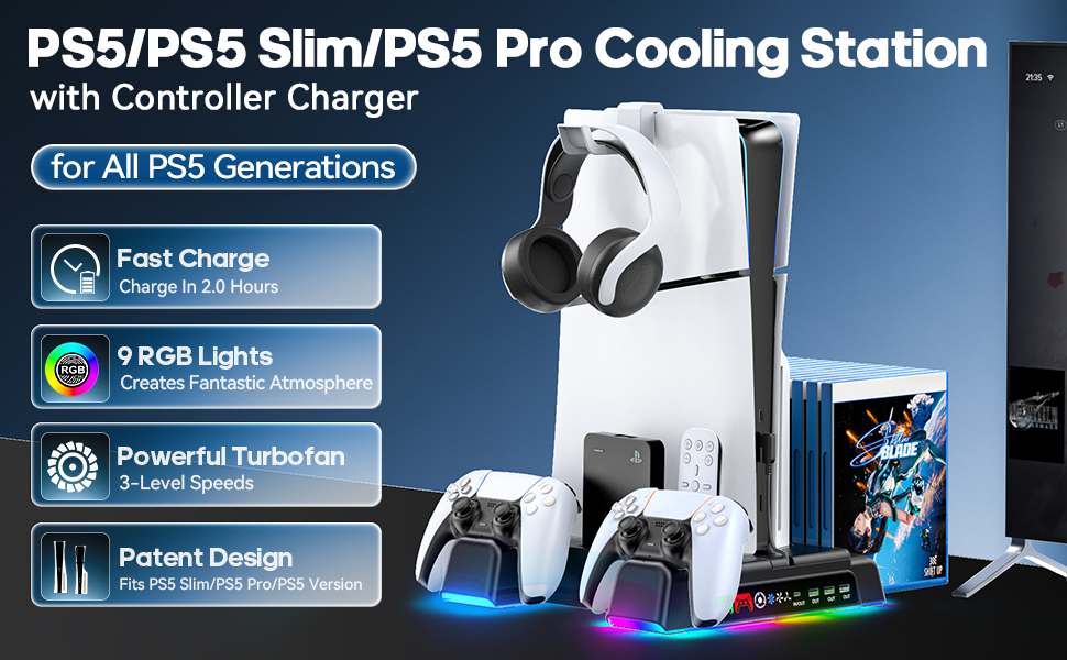 PS5 Cooling Stand