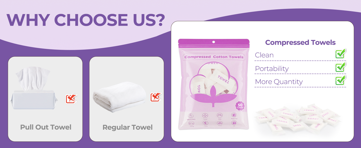 mini compressed towels 