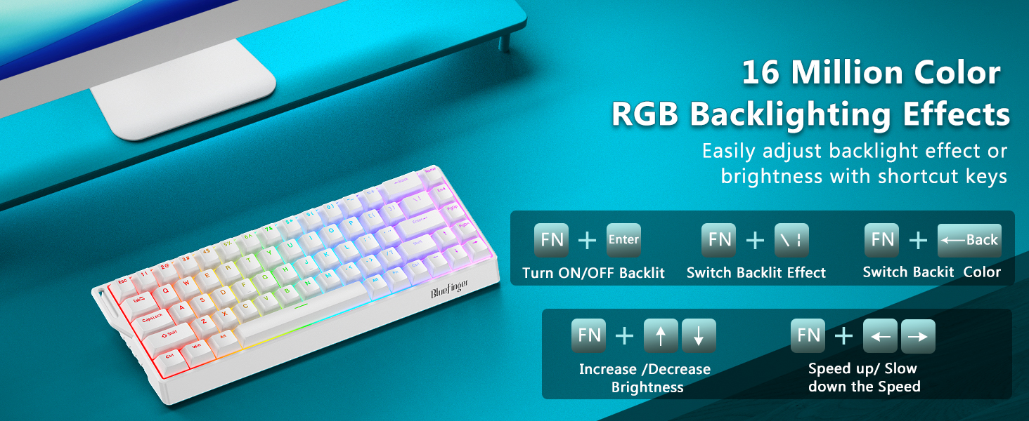 teclado inalámbrico computer keyboards Gaming accessories Gaming set up