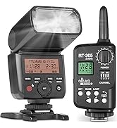 Altura Photo AP-305C Flash for Canon 2.4G E-TTL and Manual Trigger Wireless HSS Camera Flash for ...