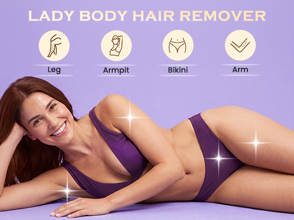 2 Speeds Electric Hair Remover with 32 Tweezers