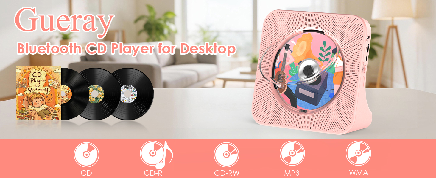 cd player bluetooth gueray