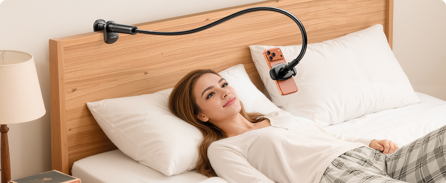 phone holder for bed