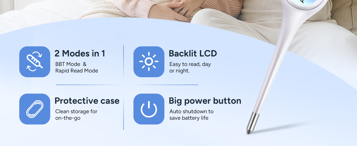 Basal Thermometer for Ovulation Tracking
