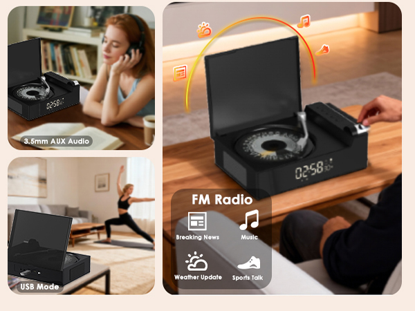 cd player portable for home with speakers bluetooth retro kids small mini cute boombox travel radio