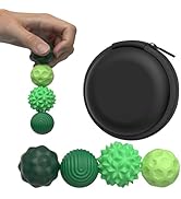 Large Magnetic Sensory Fidget Ball Toy, 4Pcs Silicone Sensory Stress Relief Toys for Adults, Teen...