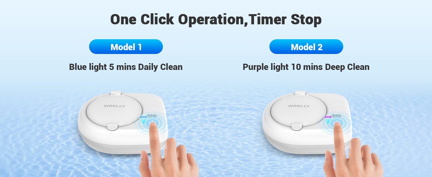 Ultrasonic Retainer Cleaner Machine dental cleaning pod compact portable cordless