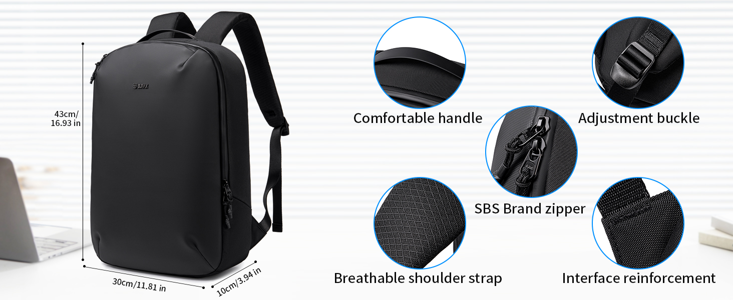 work laptop backpack for men Detail display