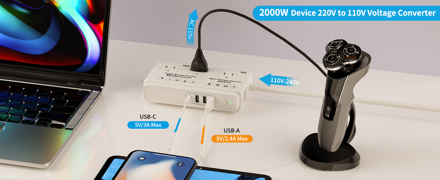 voltage converter 110v to 220v power