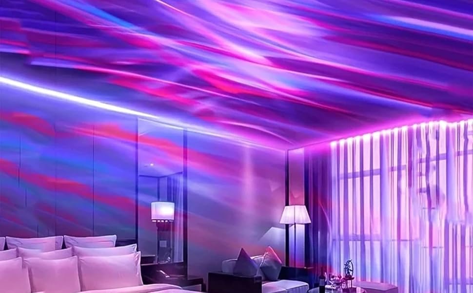 2-in-1 Northern Lights Projector Effect Show