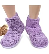 REVIX Microwavable Booties and Hot Feet Warmers for Women & Men,Heated Foot Warmer with Flaxseed ...