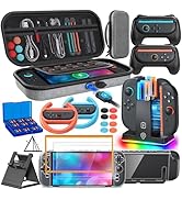 Switch 2 Accessories, [Charge Inside]Case Bundle for Nintendo Switch 2 2025 Console, FYOUNG 23 IN...