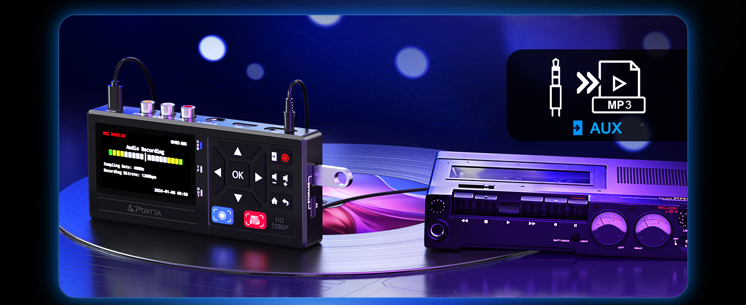 PORTTA VHS to Digital Converter