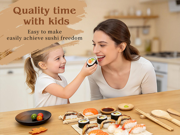 Enjoy delicious sushi with your kids