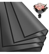25 Sheets Black Floral Paper, Flower Wrapping Paper Bouquet Wrapping Paper for Graduate Party Eas...