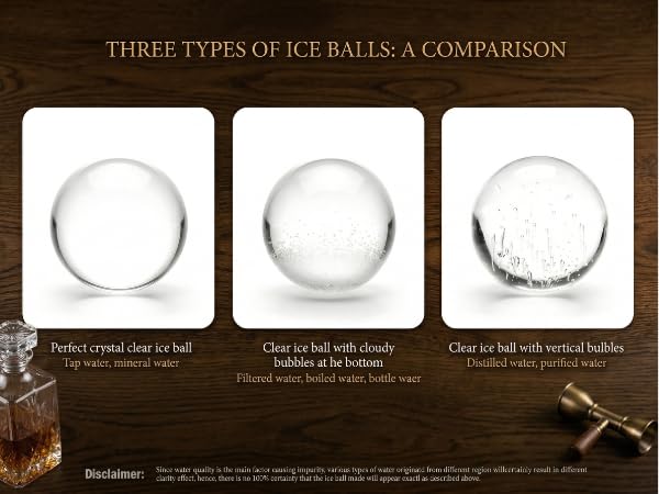 Clear Ice Cube Maker for Whiskey &amp;amp; Cocktails