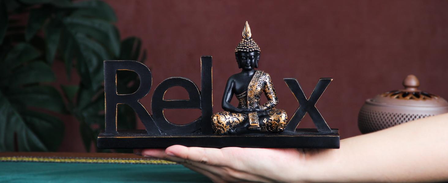 buddha statue buda buddah zen meditation yoga feng shui figurine sculpture
