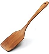 AYFDISHS Wooden Spatula,12 Inch Flat Wood Wok Spatula,Wood Kitchen Utensils for Cooking,Long Hand...